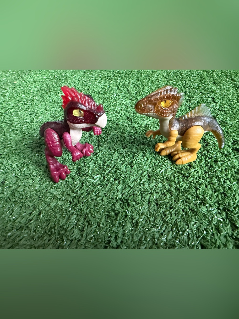 Fisher-Price Imaginext Jurassic World Dinosaur Figure Lot 2 Pieces